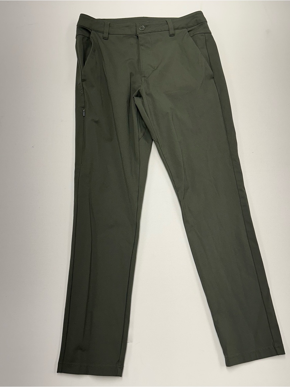 BYLT Everyday Pant 2.0 Pants Mens 32x28 Green Slim Fit Stretch Chino Casual